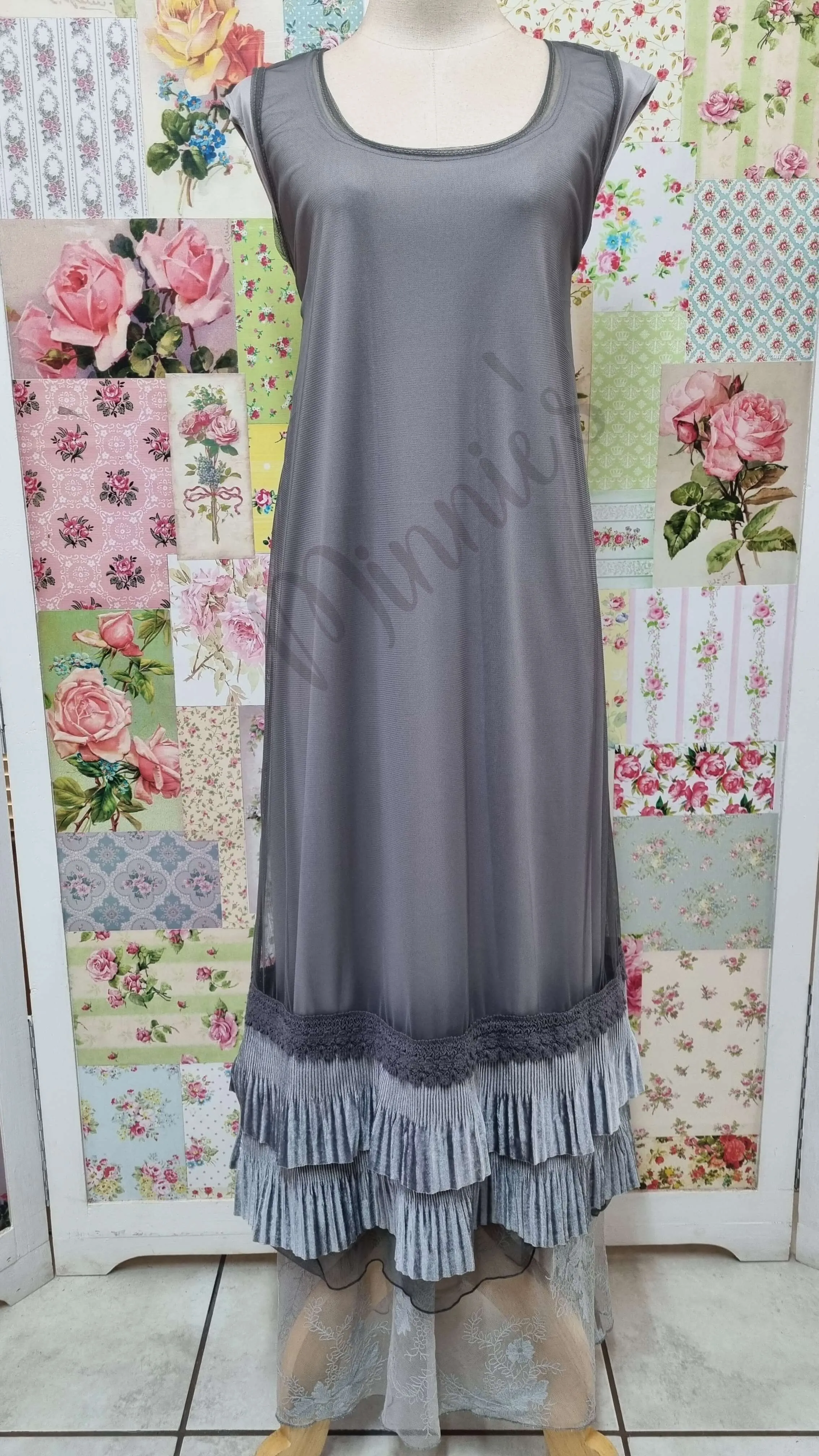 Grey 3-Piece Dress LR0520