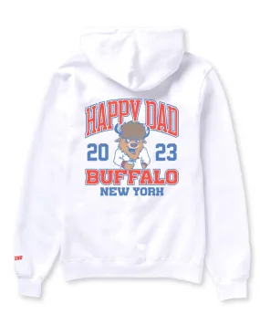 Happy Dad Buffalo Mascot Hoodie