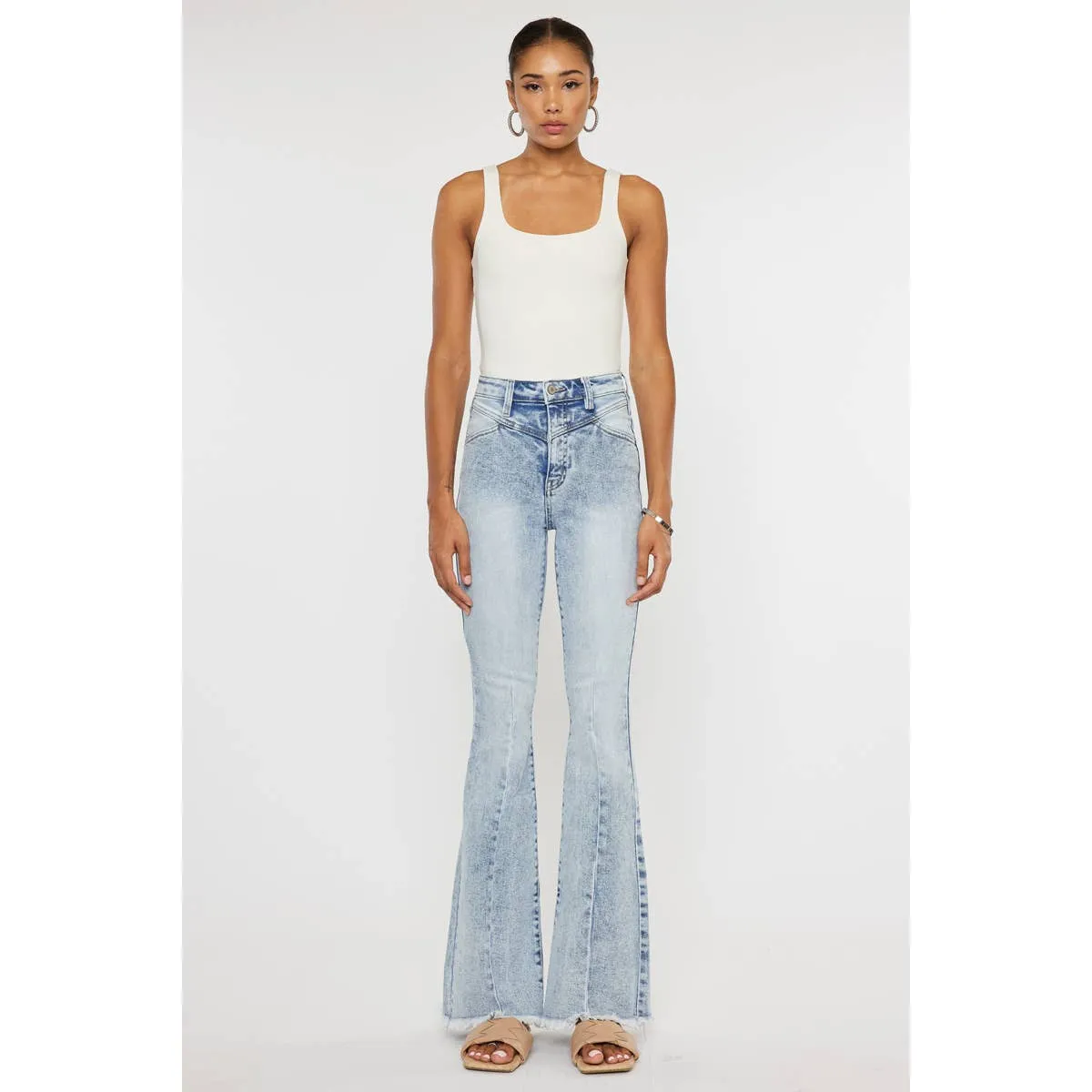 High Rise Flare Jeans