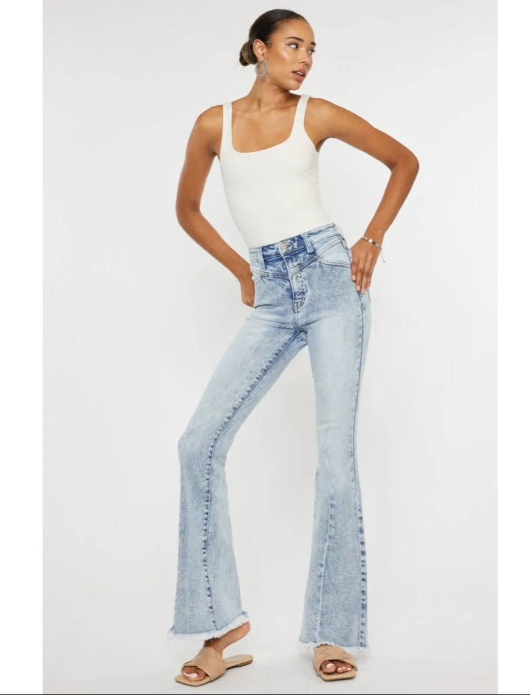 High Rise Flare Jeans