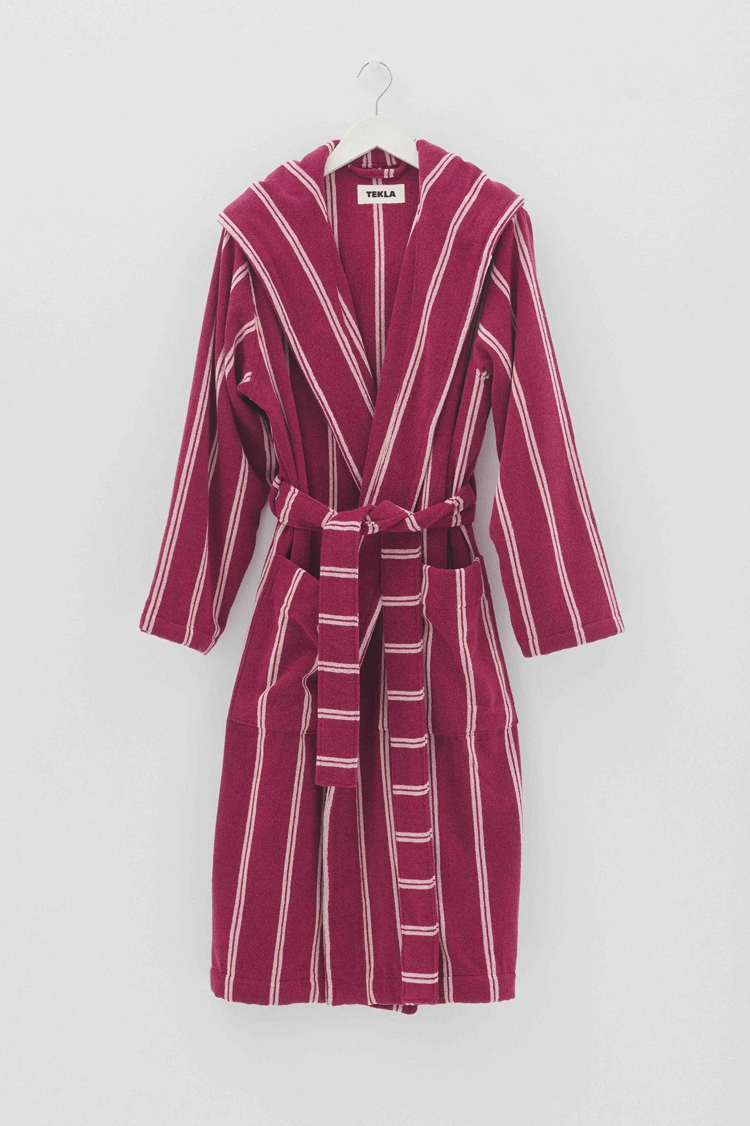 Hooded Bathrobe Venice Stripe