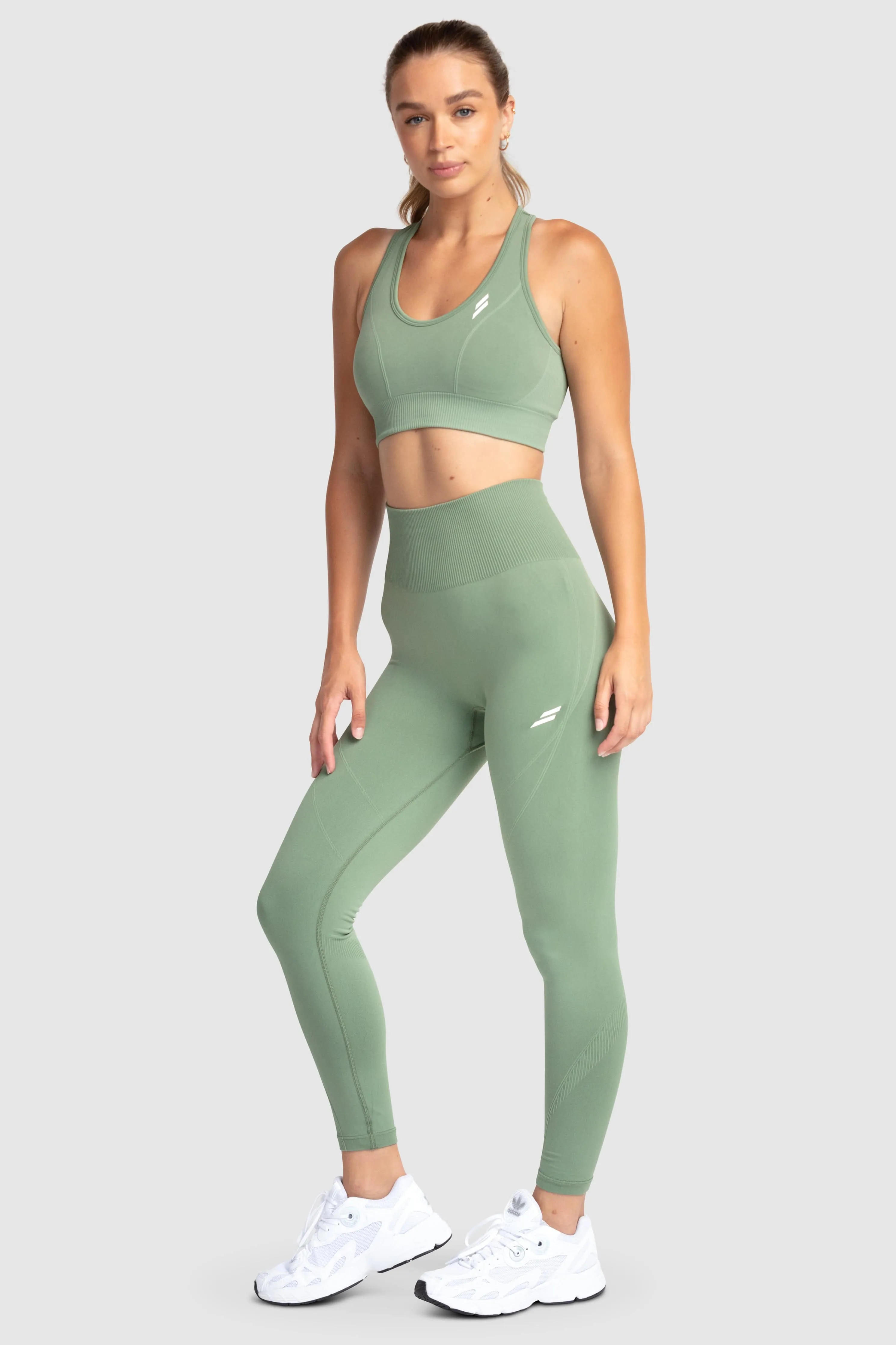 Hyperflex 2 Leggings - Soft Khaki Green