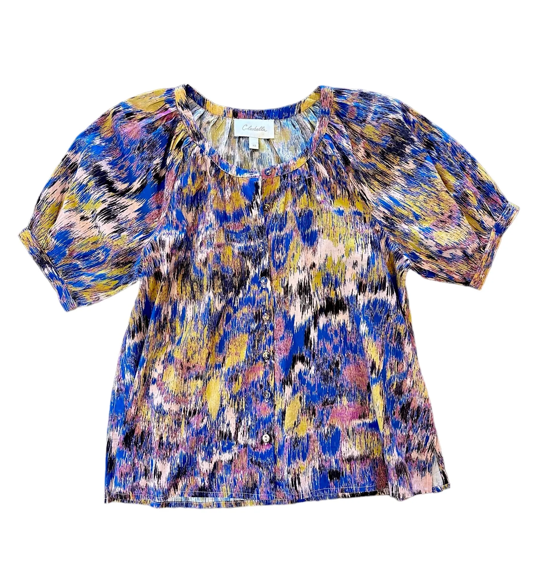 Irena Blouse in azucar print by Cleobella