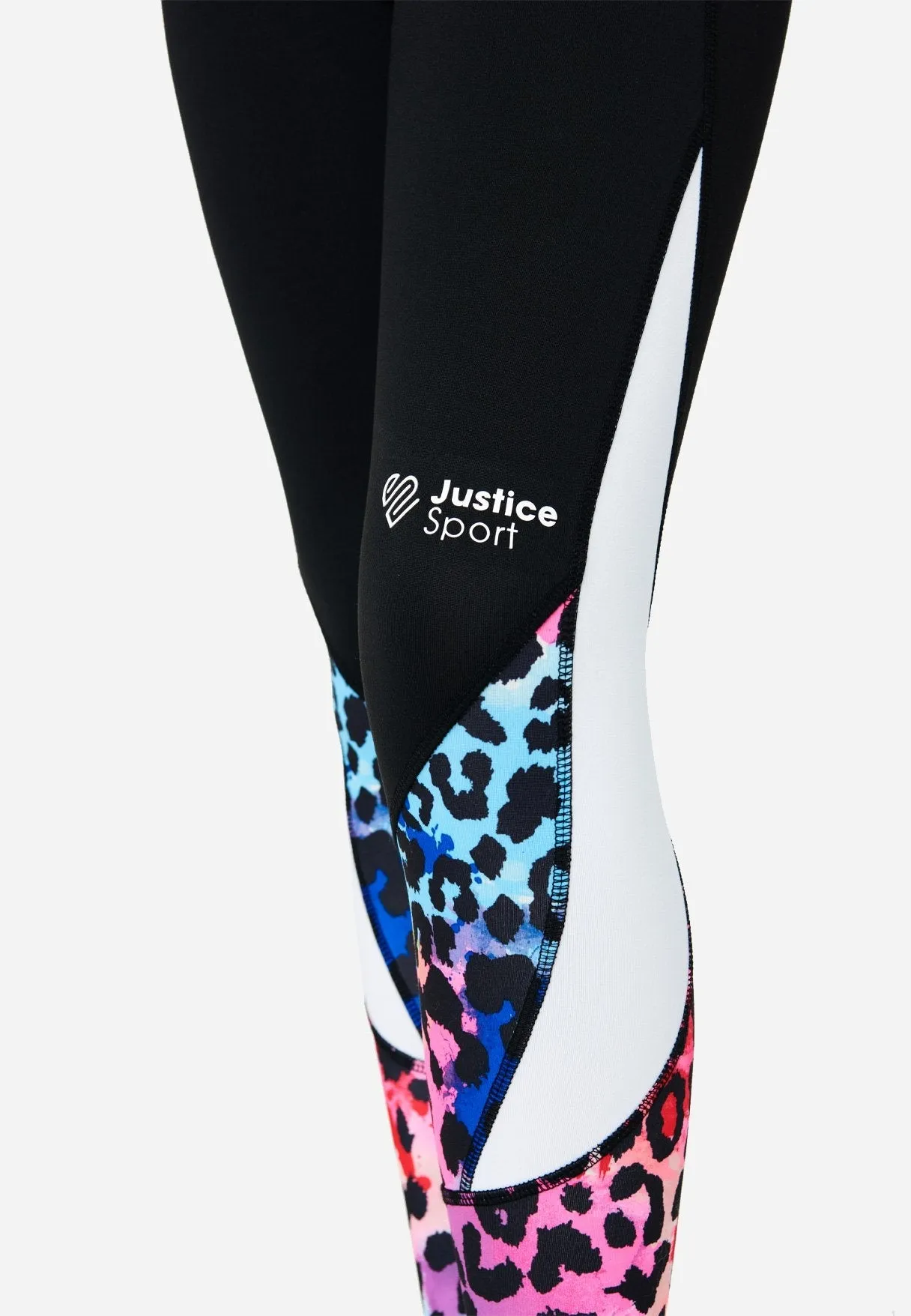 J Sport Color Block Ankle-Length Leggings