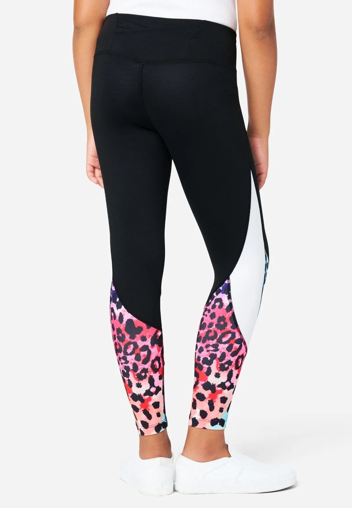 J Sport Color Block Ankle-Length Leggings