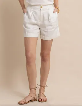 Jacey Twill Short | Sand White - size 4