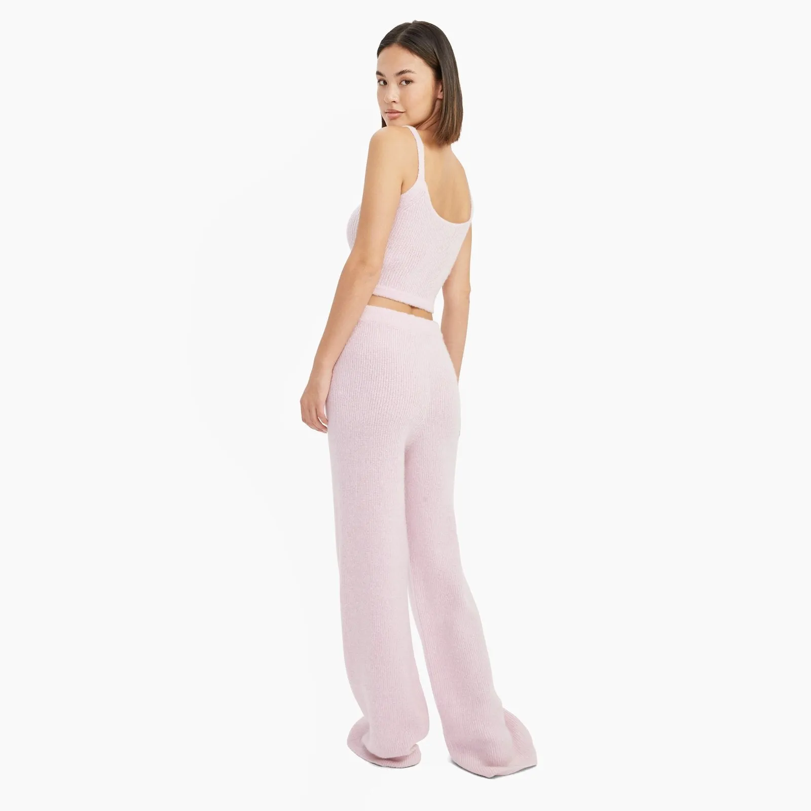 Luxe Merino Cashmere Wide Leg Pant