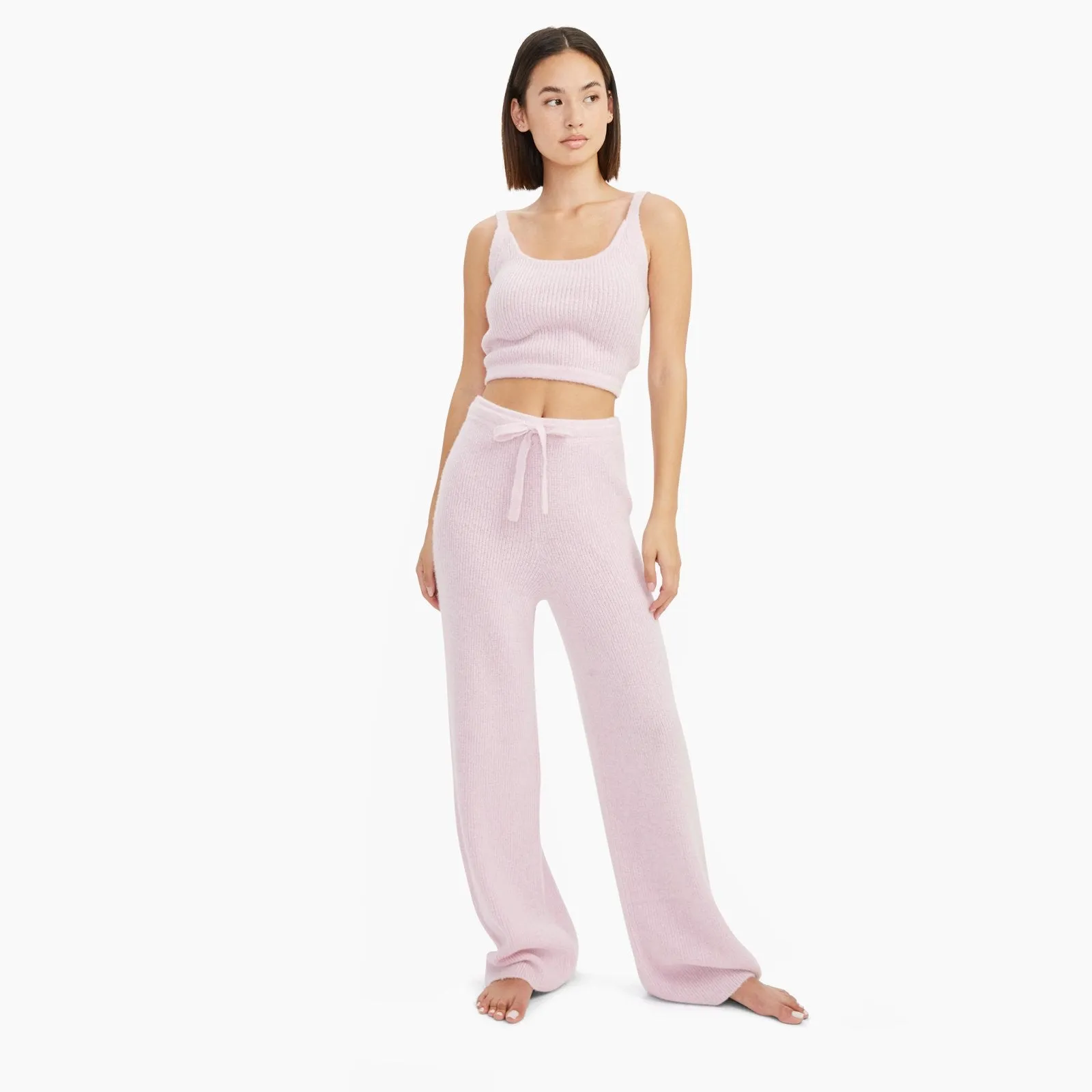 Luxe Merino Cashmere Wide Leg Pant