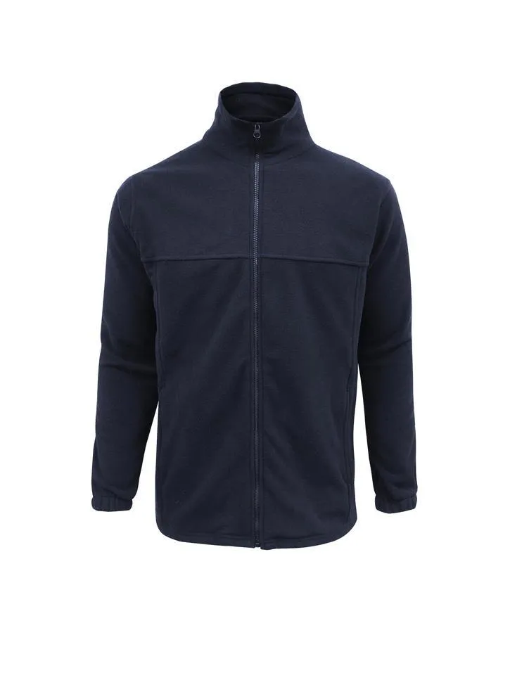 Men's Plain Micro Fleece Jacket