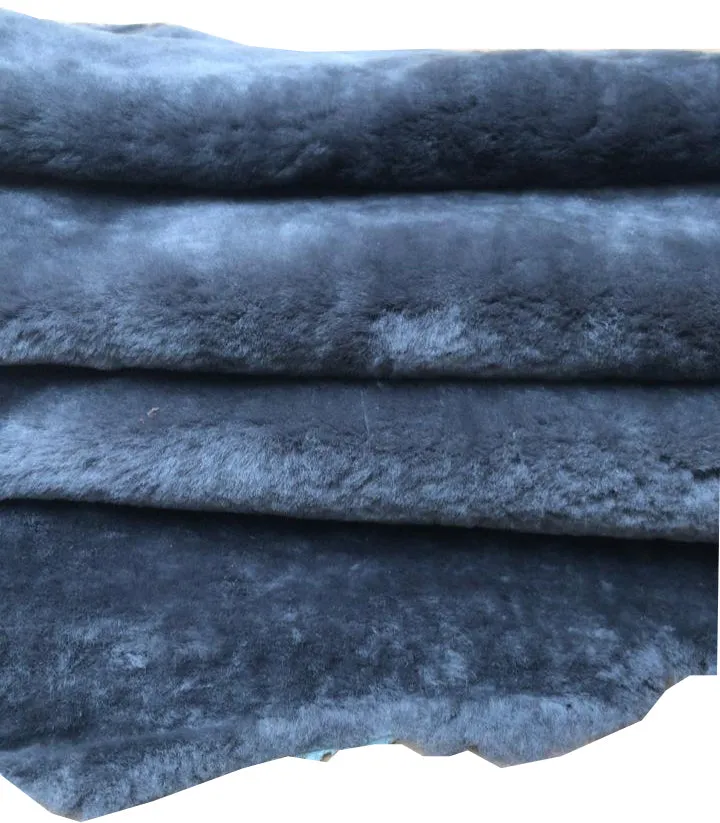 Natural Original Fur Skin Grey colour made from Real sheep leather