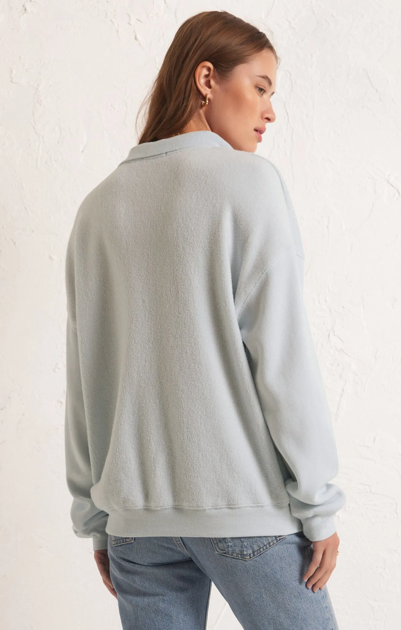 Nico Reverse Fleece Top