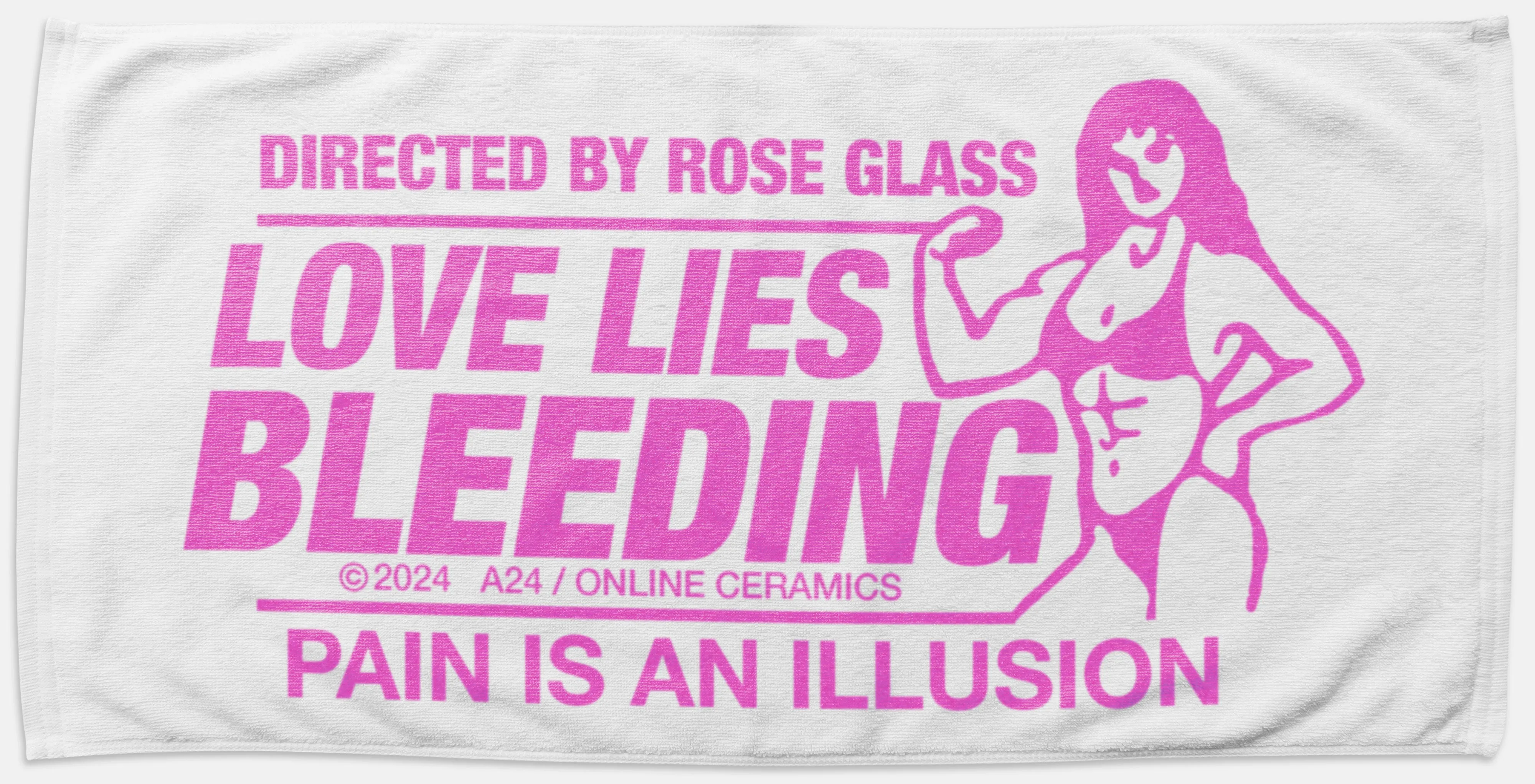 Online Ceramics x Love Lies Bleeding Heavy Jacquard Beach Towel