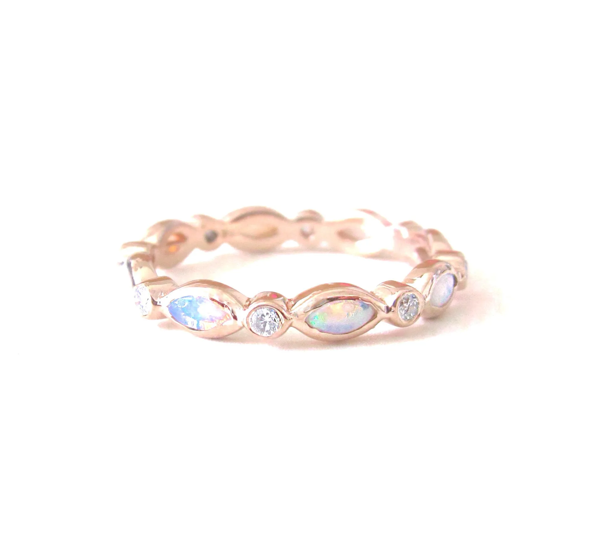 Opal Eternity Ring