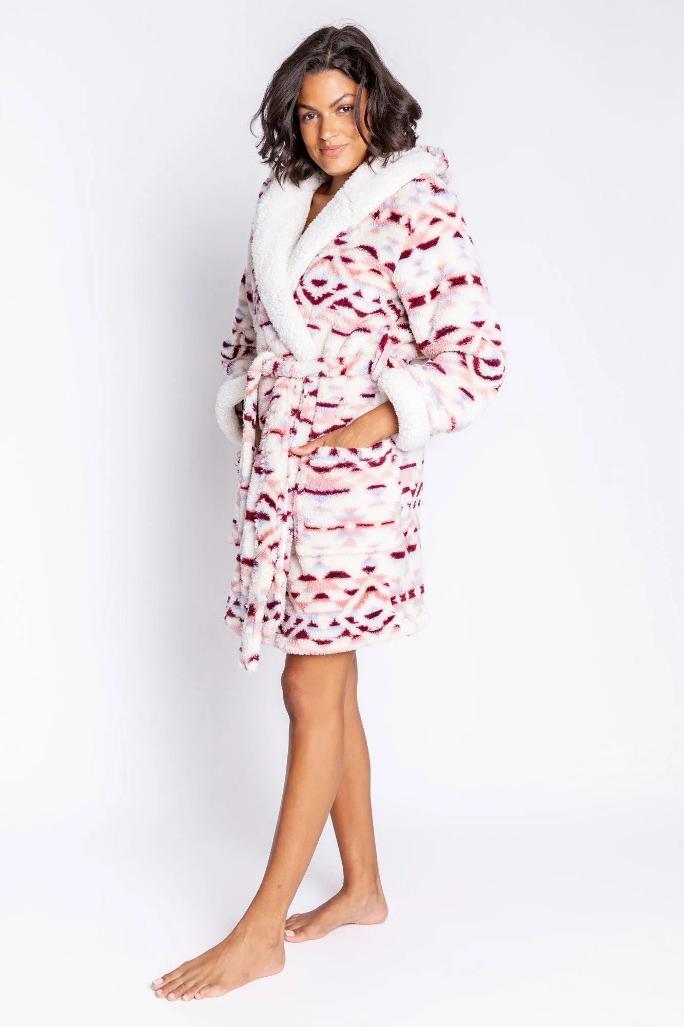 PJ Salvage Short Hooded Robe - Style RECPR