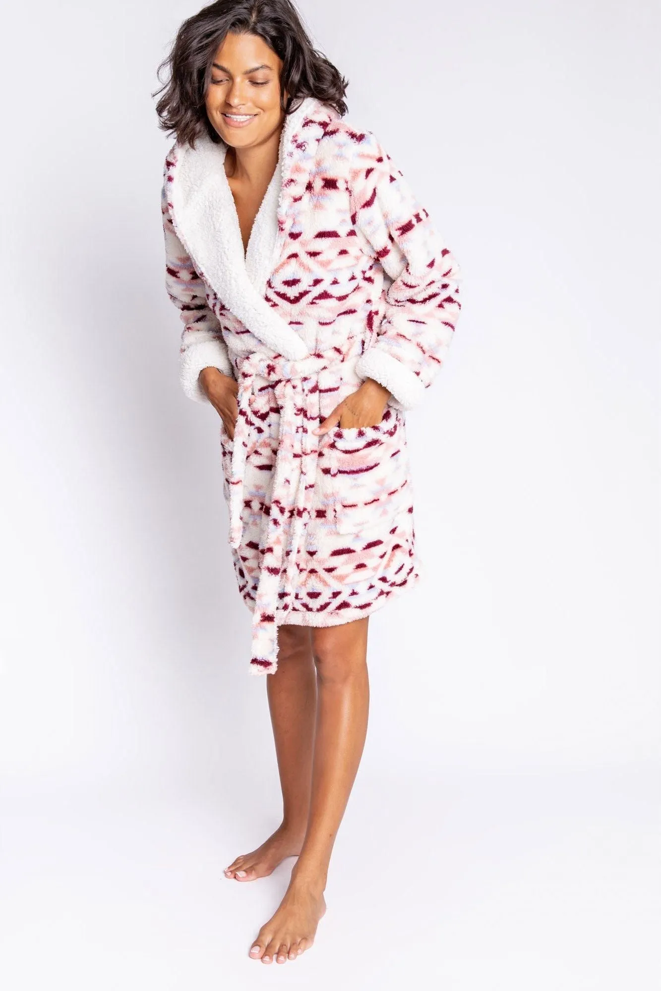 PJ Salvage Short Hooded Robe - Style RECPR