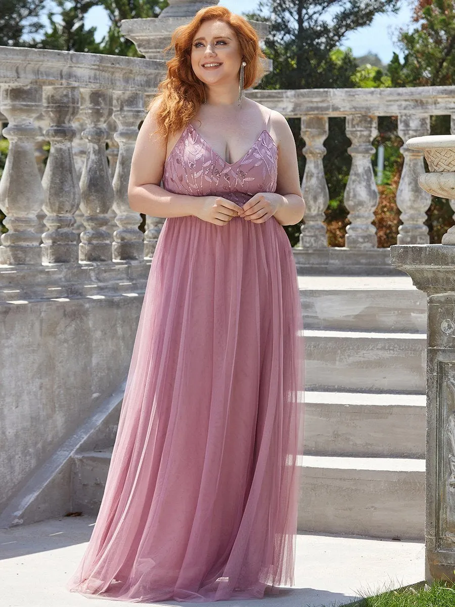 Plus Size Adorable A Line Floor Length Wholesale Dress