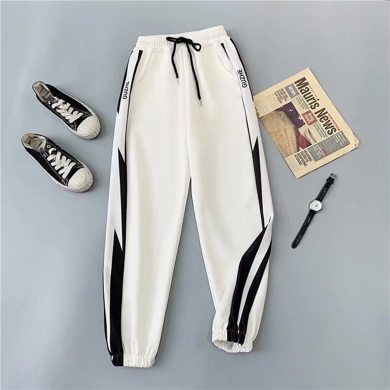 Plus Size Joggers Women Baggy Sweat pant Black Autumn Loose Hip Hop Harem Pants Women High Waist Sport Trousers