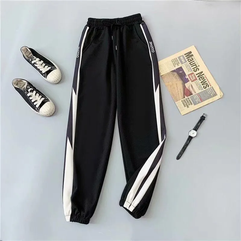 Plus Size Joggers Women Baggy Sweat pant Black Autumn Loose Hip Hop Harem Pants Women High Waist Sport Trousers