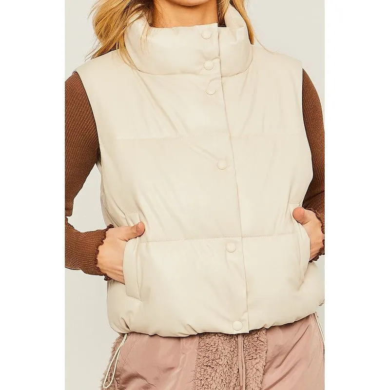 PU Padded Vest