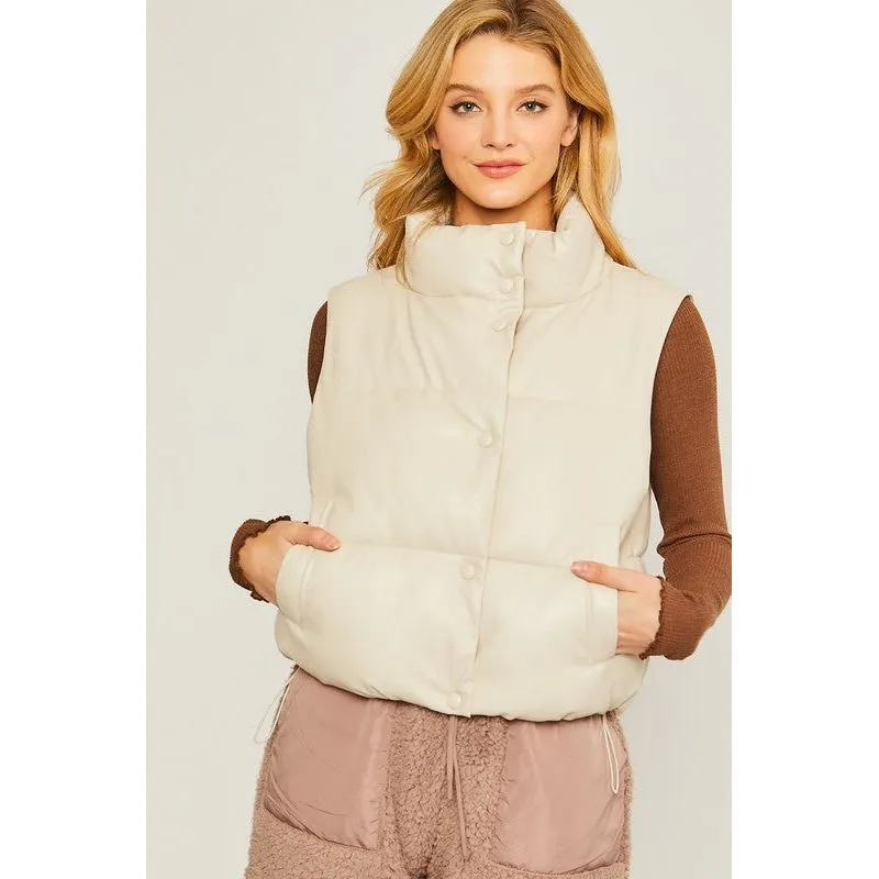 PU Padded Vest