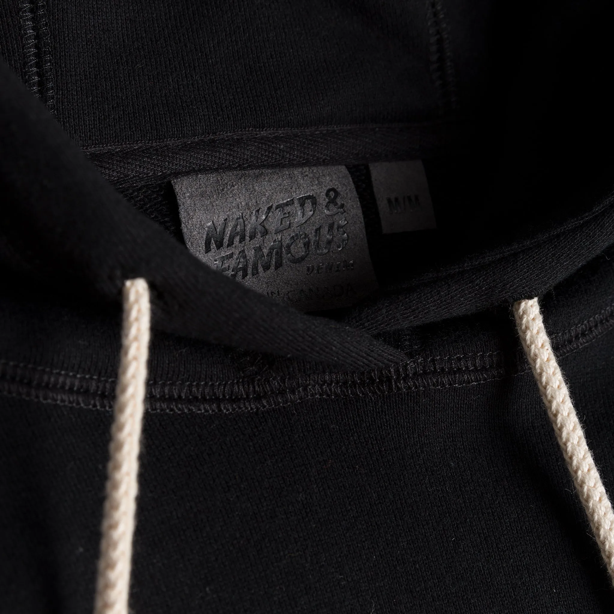 Pullover Hoodie - Heavyweight Terry - Black