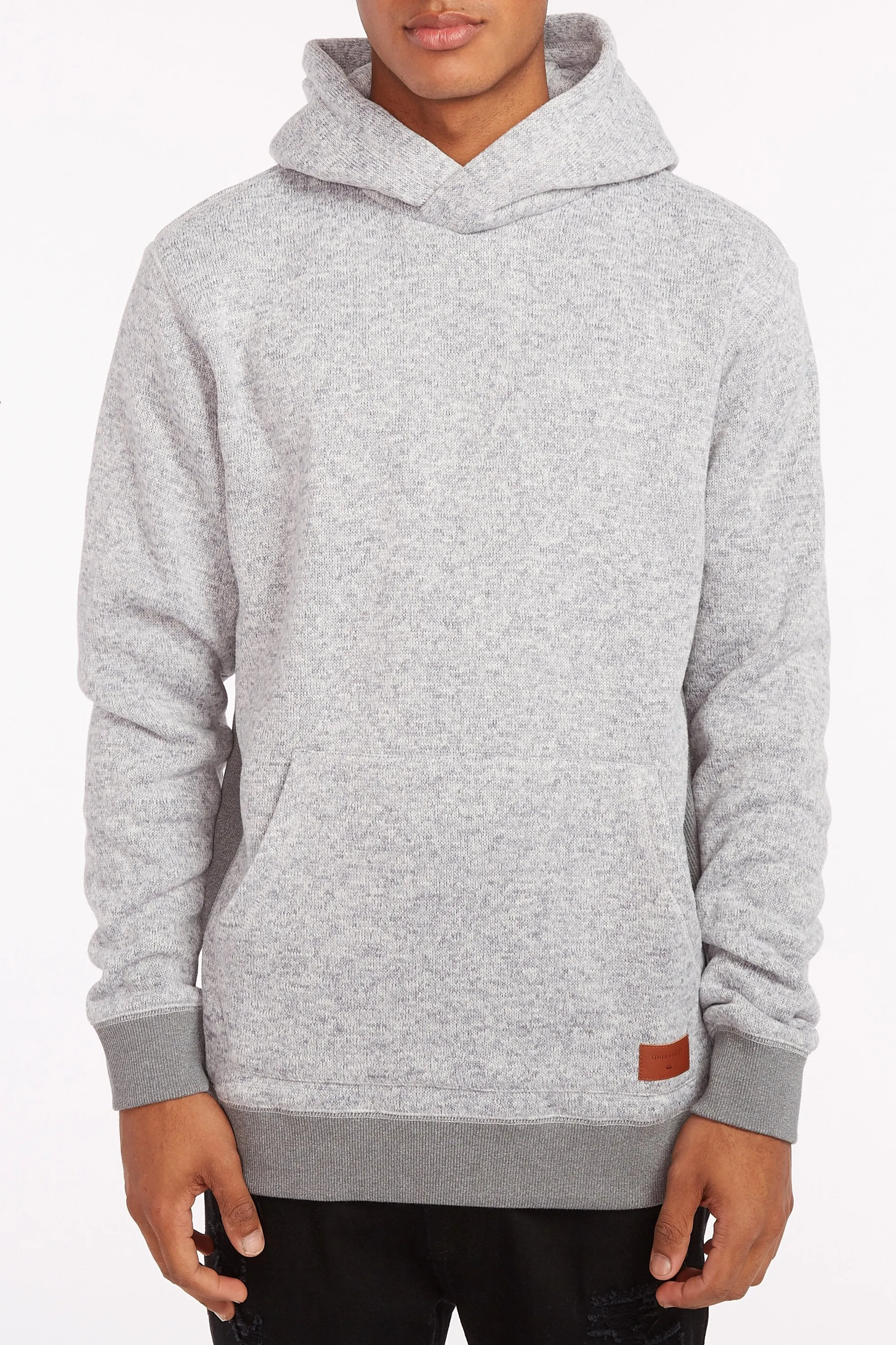 Quiksilver Keller Grey Polar Fleece Hoodie