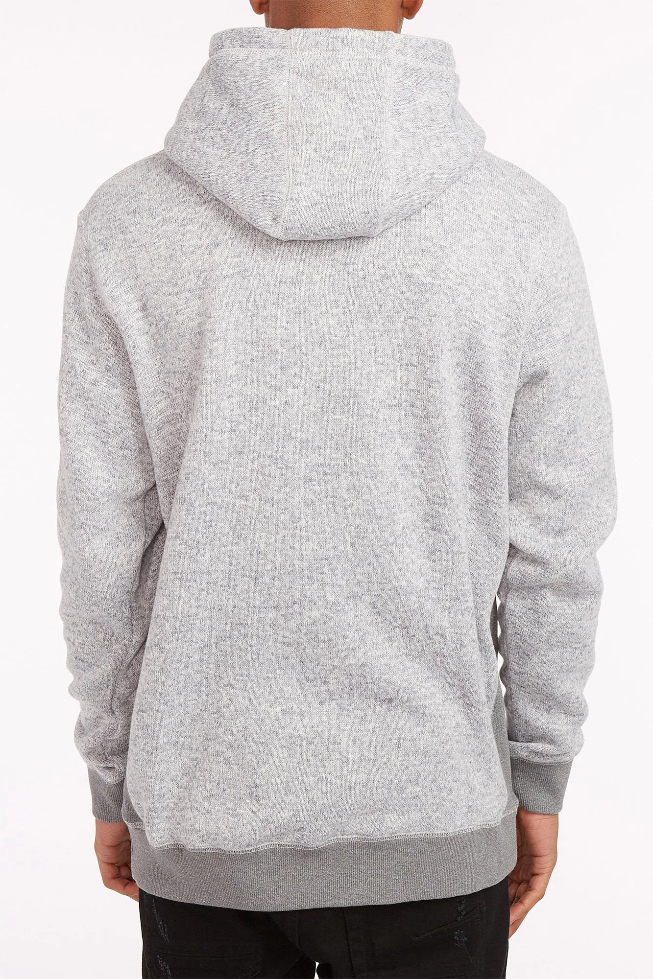 Quiksilver Keller Grey Polar Fleece Hoodie