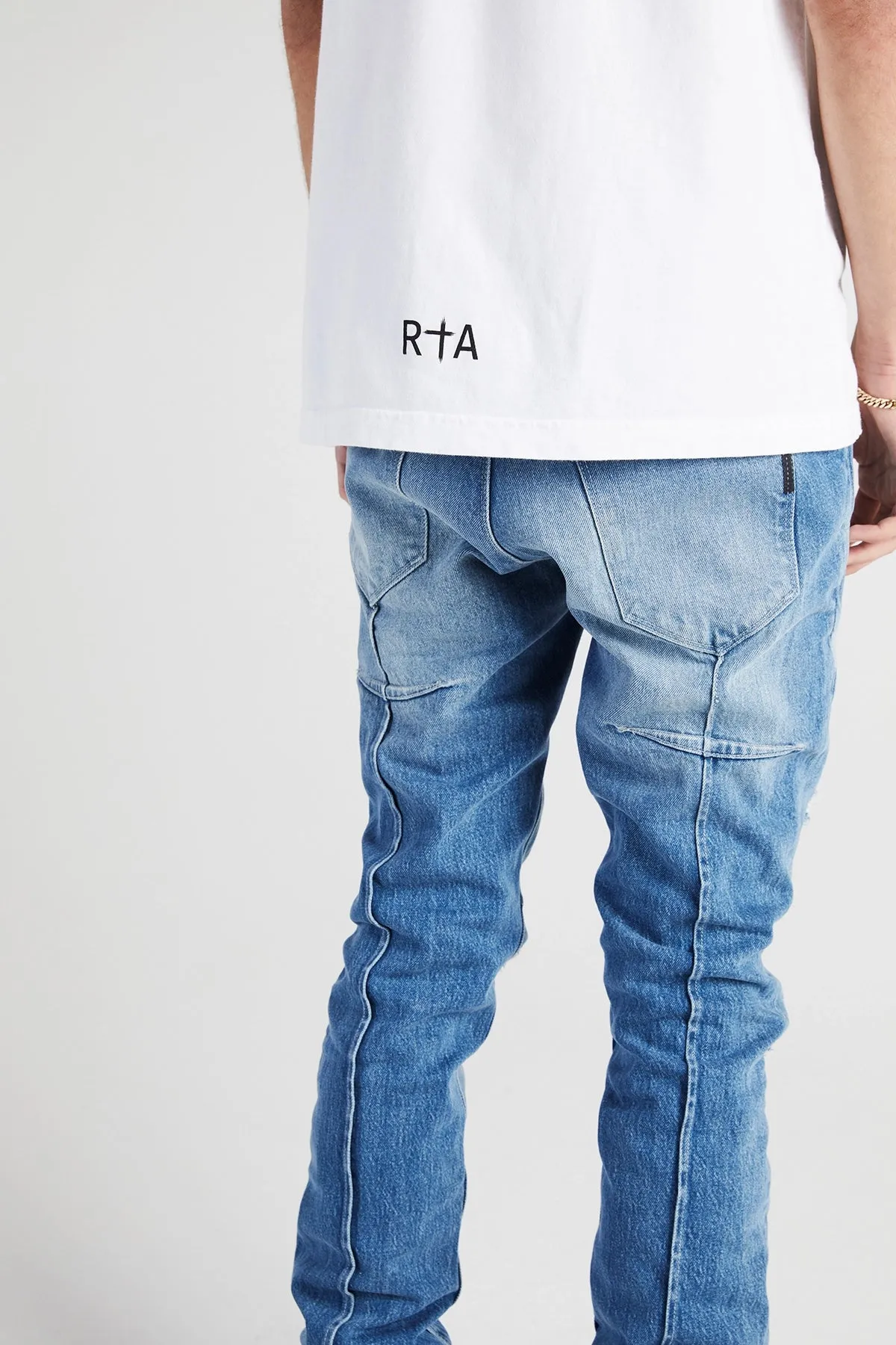 RTA - Clayton Ripped Jeans - Blue