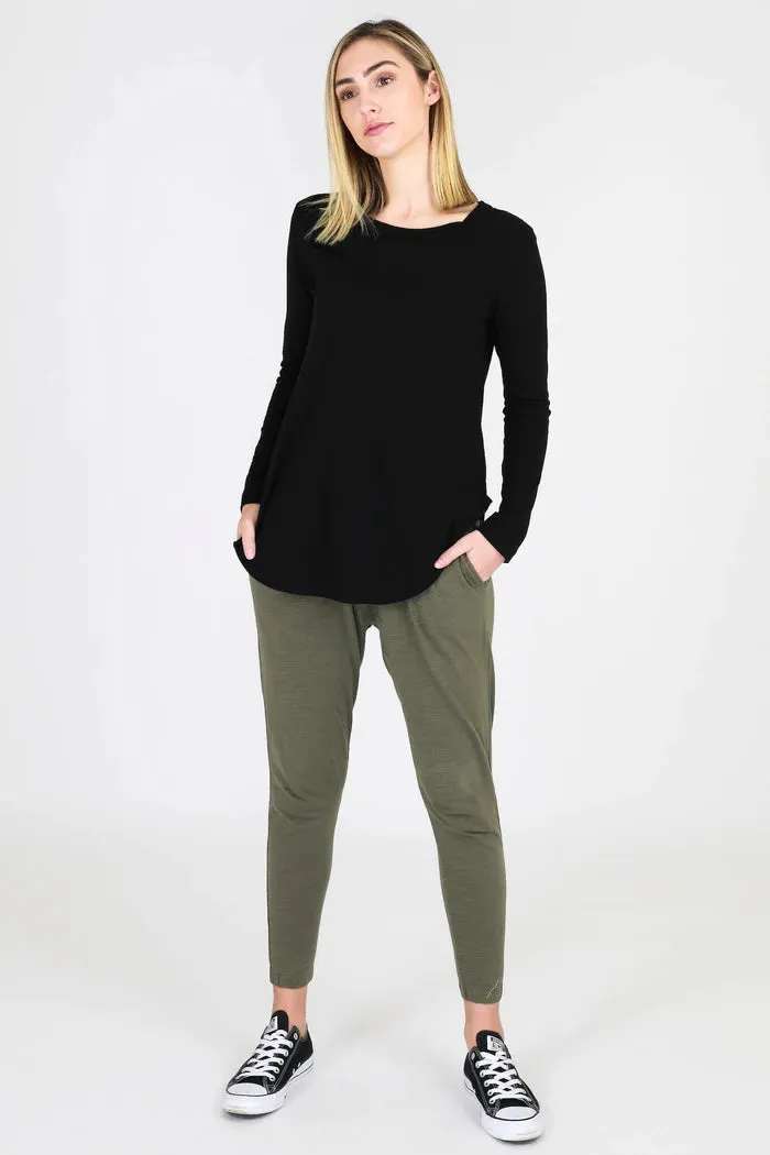 Scarlett Long Sleeve Tee Black