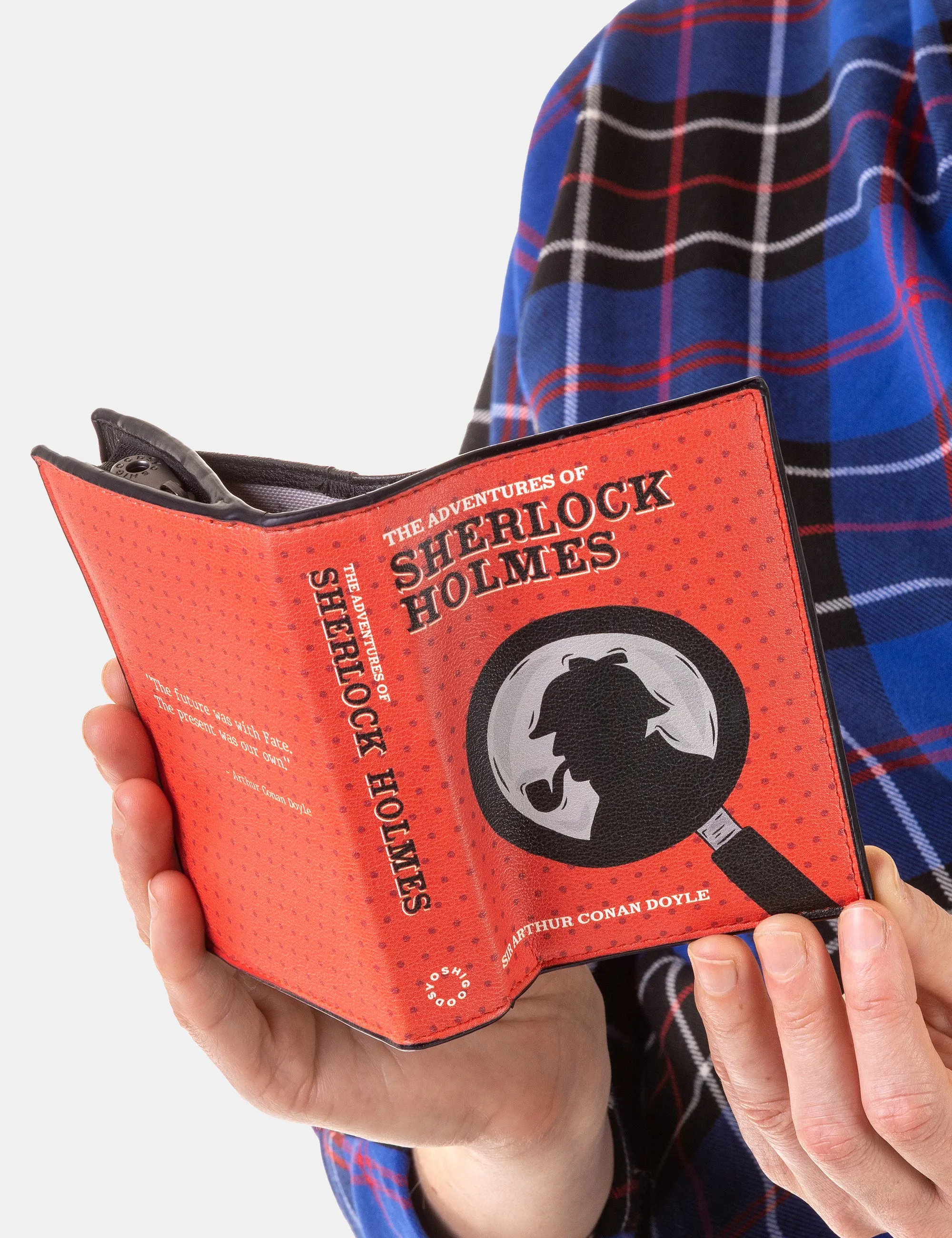 Sherlock Holmes Vegan Leather Flap Over Purse