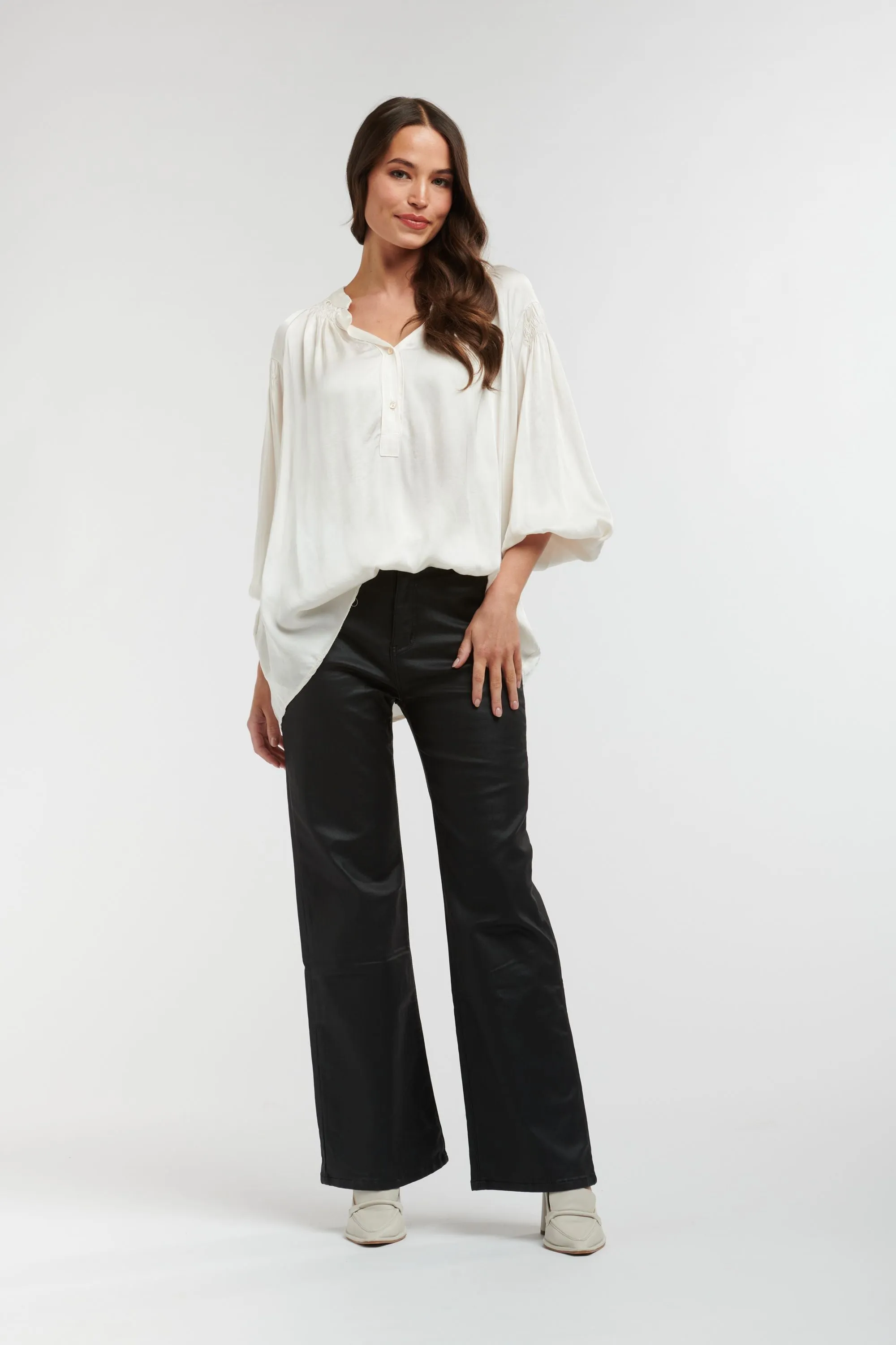 Shirley Coated Jean Black