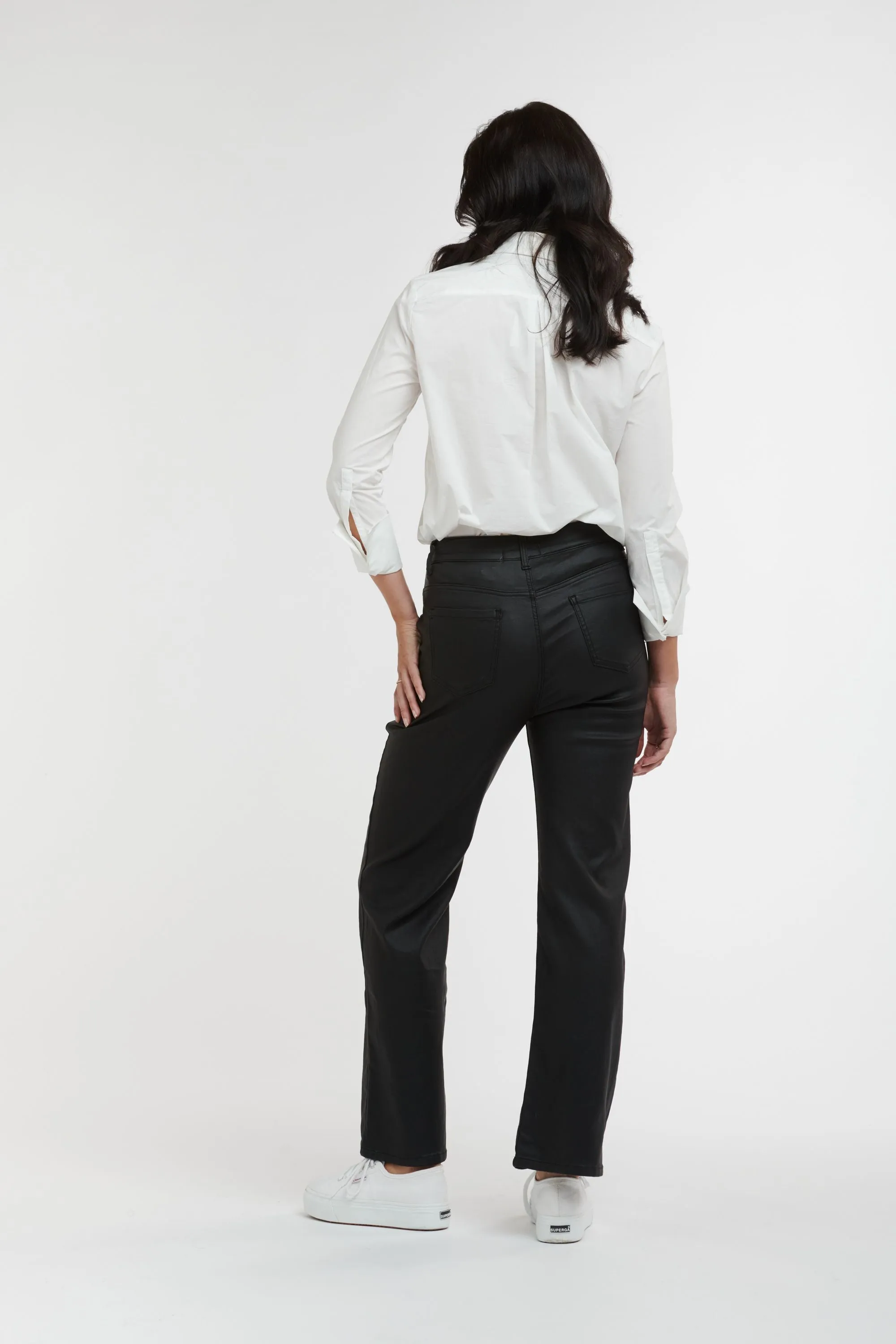 Shirley Coated Jean Black