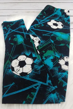 Soccer or Football the Debate Leggings