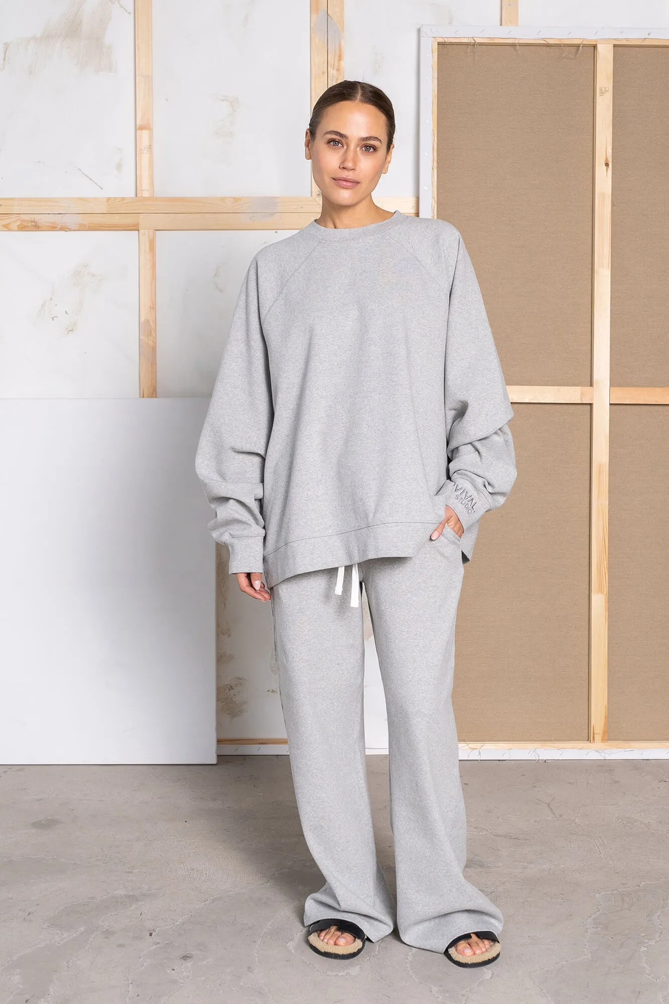 Sweatshirt Gray (Grau Melange)