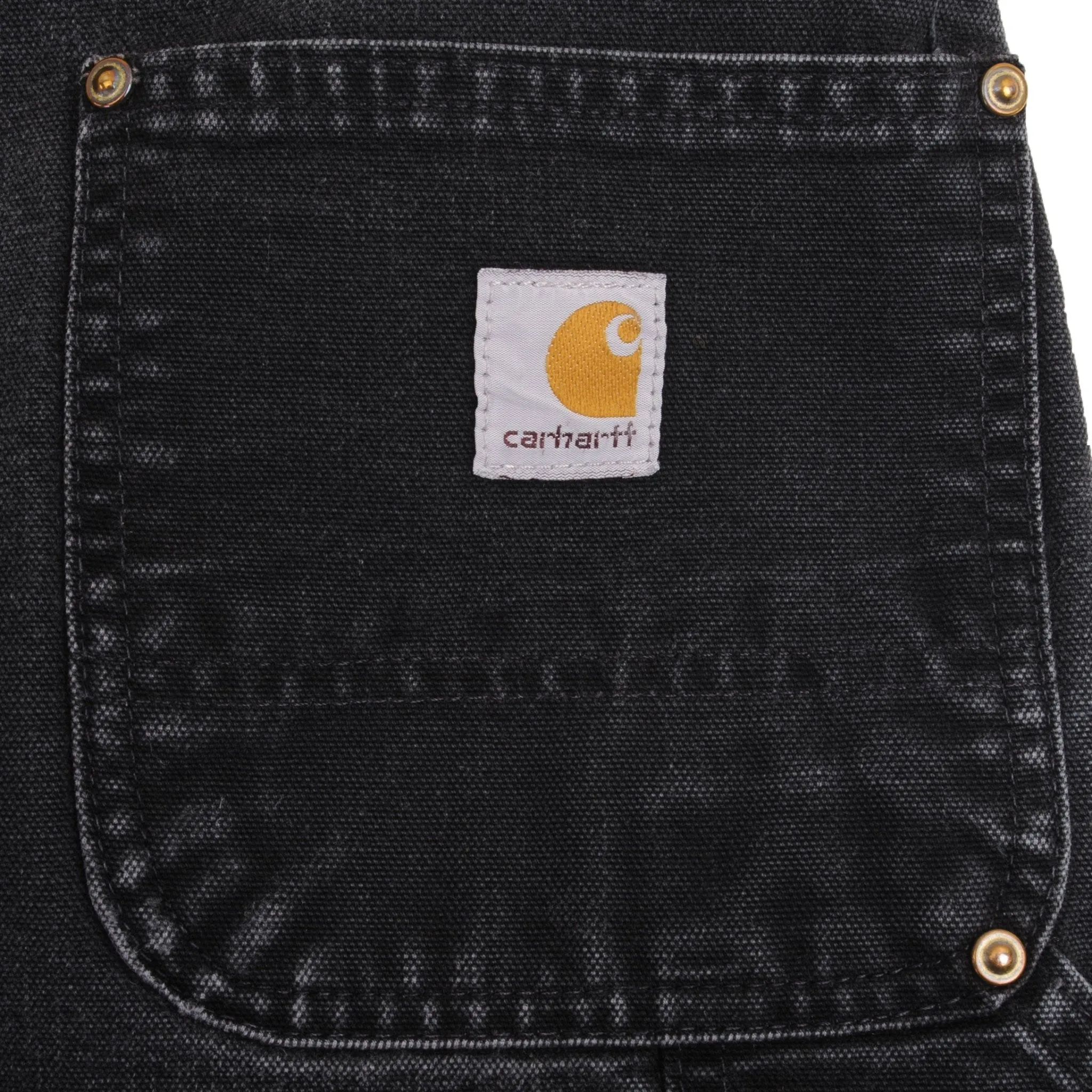 VINTAGE CARHARTT CARPENTER DOUBLE KNEE BLACK PANTS 1990S SIZE 30X34