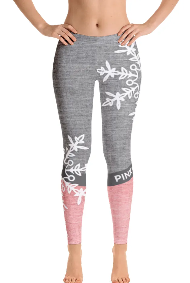 White Snowflake Leggings