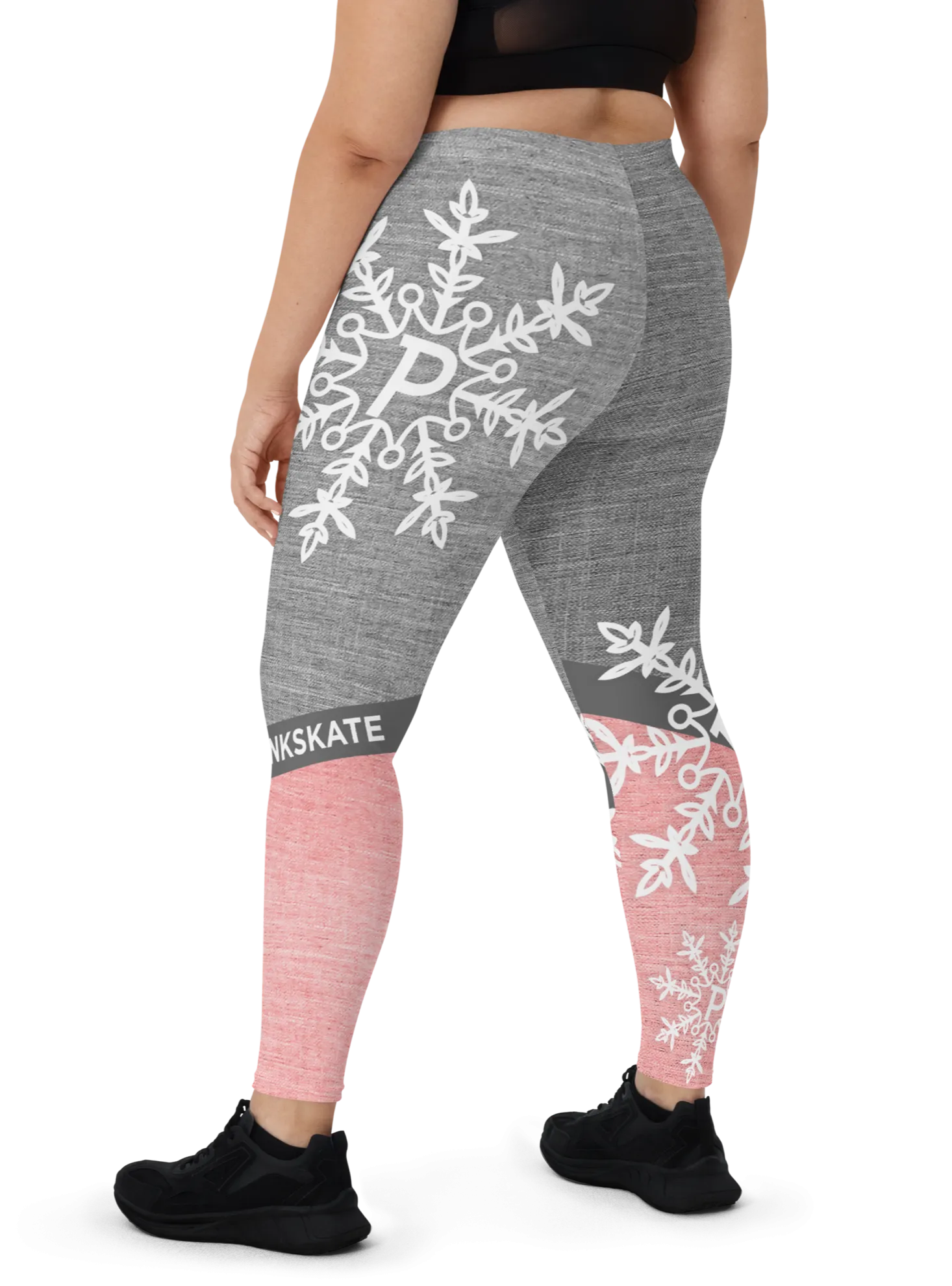 White Snowflake Leggings